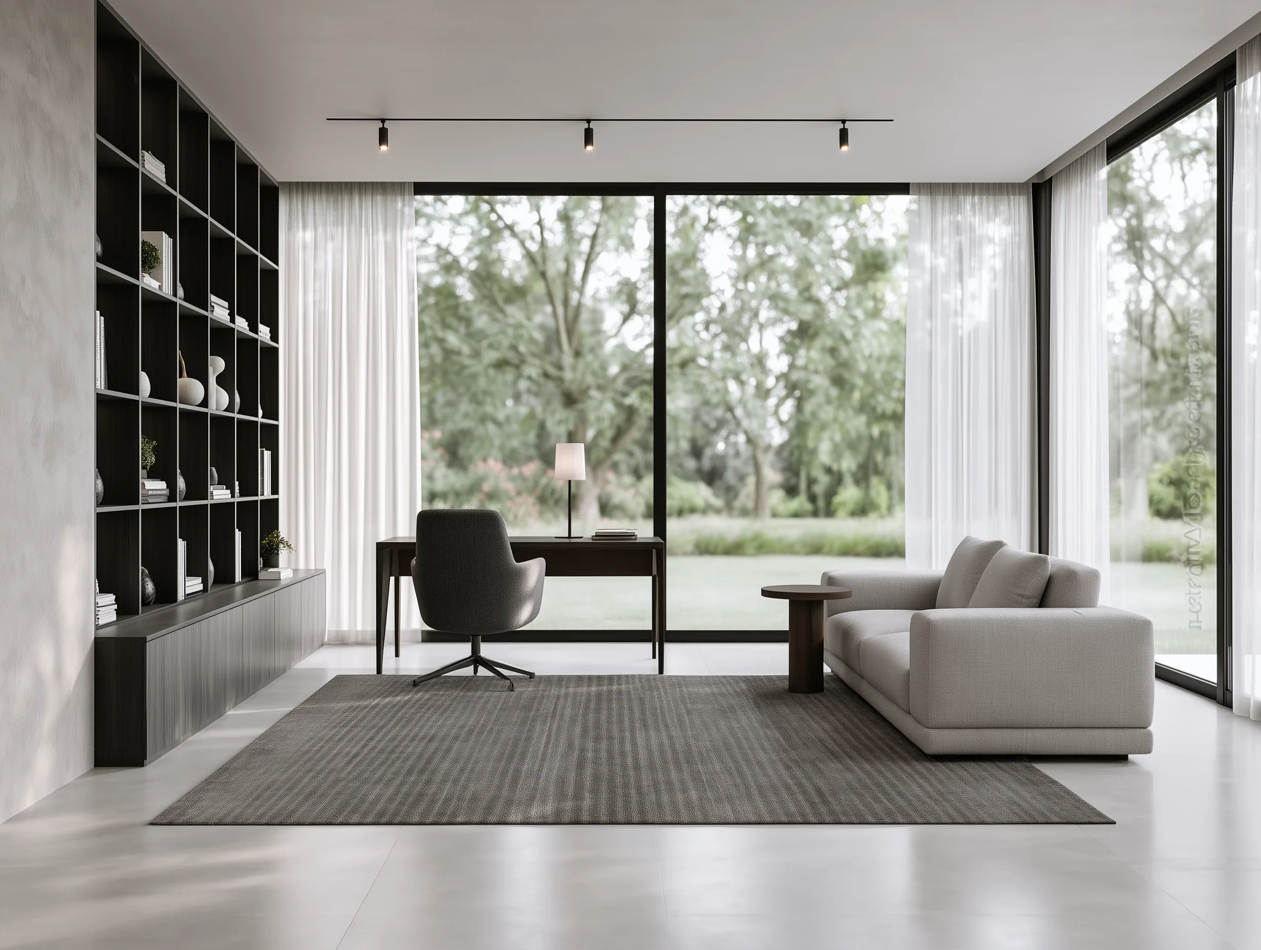 Concrete Minimalism — GABINET / POKÓJ GOŚCINNY