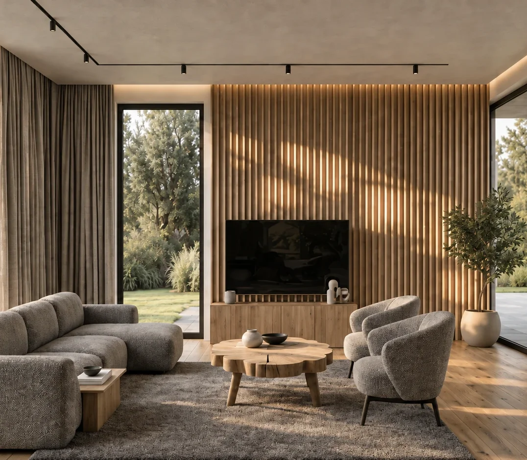 Loft Classic — wizualizacja wnętrza