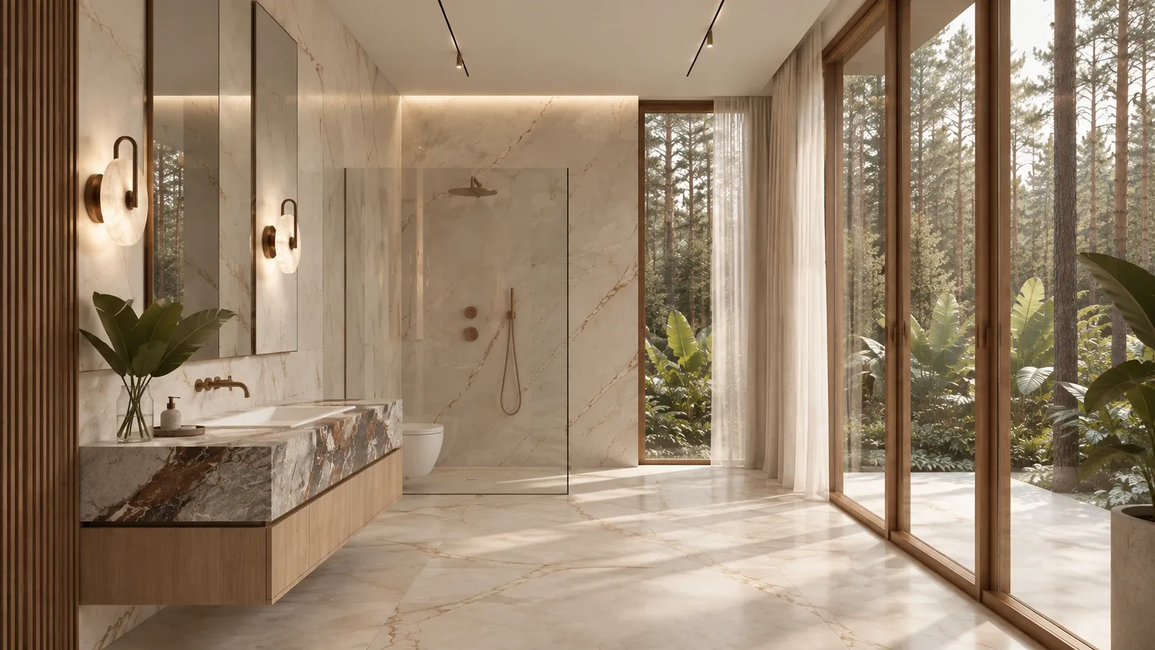 Organic Luxury — ŁAZIENKA Z PRYSZNICEM